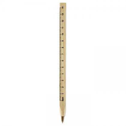 Wooden ruler pen