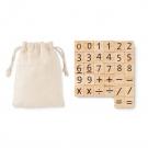 Wood educational counting game