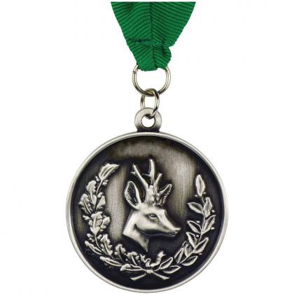 Alloy Injection & Nickel Plated Medal (50mm)