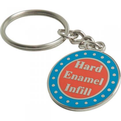 Stamped Hard Enamel Keychain (40mm)
