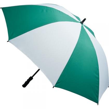 Fibreglass Storm Umbrella (Green & White)