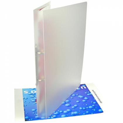 Polypropylene Ring Binder (Frosted Clear)