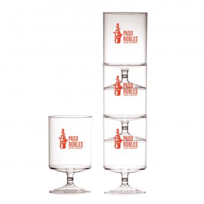 Polystyrene Stacking Wine Glasses (11oz/312ml)- (On Temporary Hold)