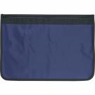 Nylon Document Wallet (Navy with Black Edging)