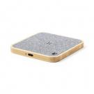 Bamboo wireless charger 10W, RPET detail