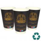 Recyclable Double Wall Paper Cup - Full Colour (16oz/455ml)