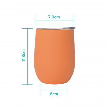 Double Wall Egg Shaped Coffee Cup