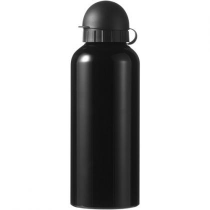 Aluminium drinking bottle (650ml) (Black)