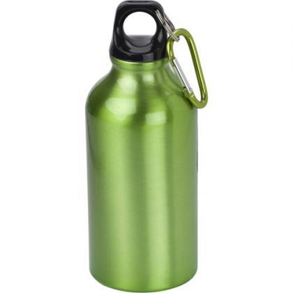 Aluminium water bottle (400ml) (Light green)