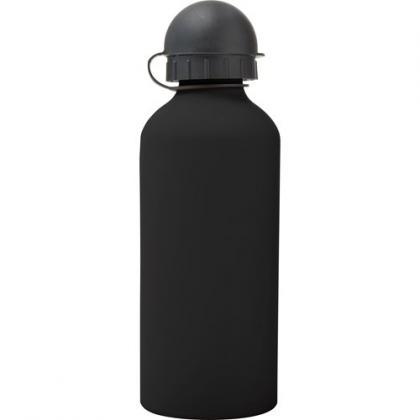 Aluminium water bottle (600 ml) (Black)