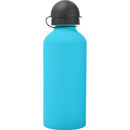 Aluminium water bottle (600 ml) (Light blue)