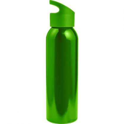 Aluminium water bottle (650 ml) (Lime)