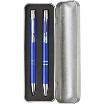Aluminium writing set (Cobalt blue)