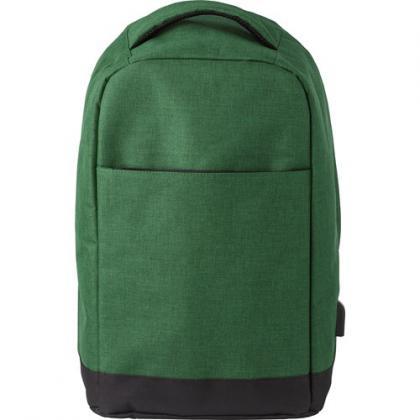 Anti-theft backpack (Dark green)