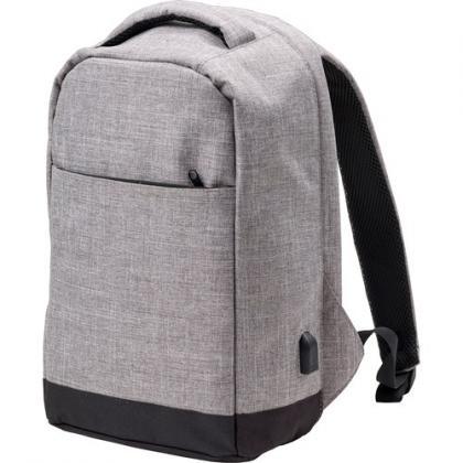 Anti-theft backpack (Light grey)