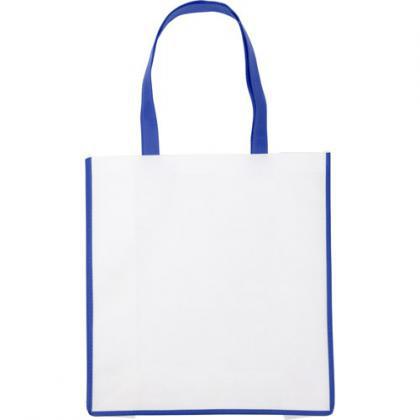 Bag with coloured trim. (Cobalt blue)