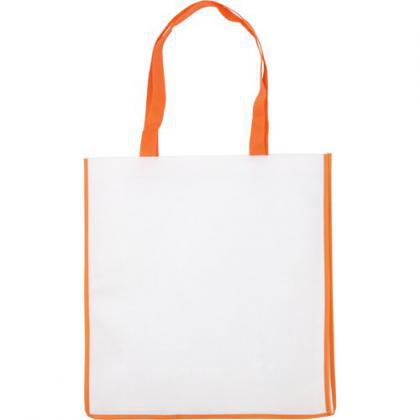 Bag with coloured trim. (Orange)