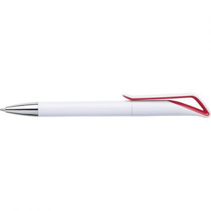 Ballpen with geometric neck (Red)