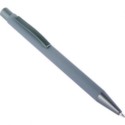Ballpen with rubber finish (Grey)