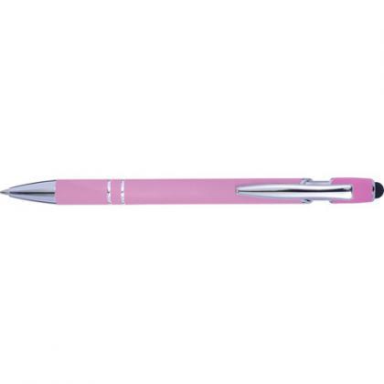 Ballpen with rubber finish (Pink)