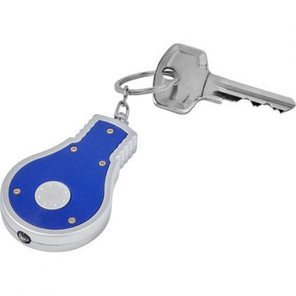Bulb-shaped key holder (Blue)