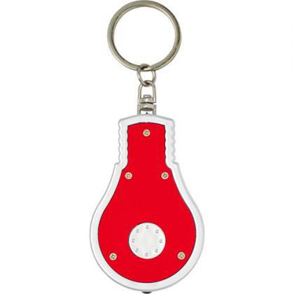 Bulb-shaped key holder (Red)