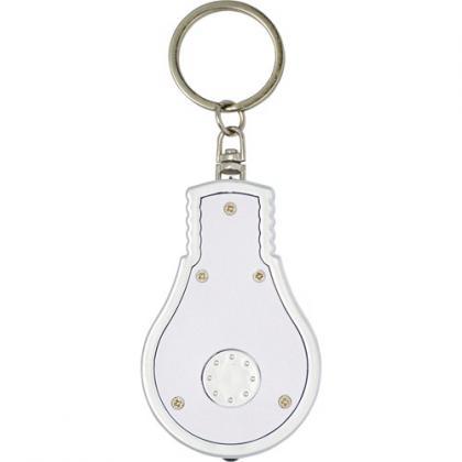 Bulb-shaped key holder (White)