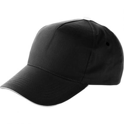 Cap with sandwich peak (Black)