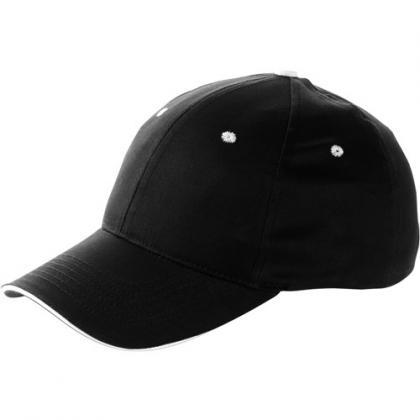 Cap with sandwich peak (Black)