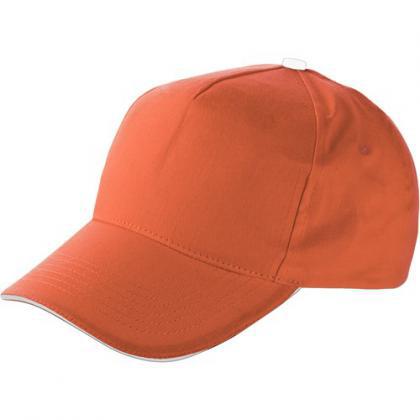 Cap with sandwich peak (Orange)