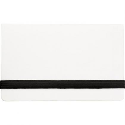 Card case with sticky tabs (White)