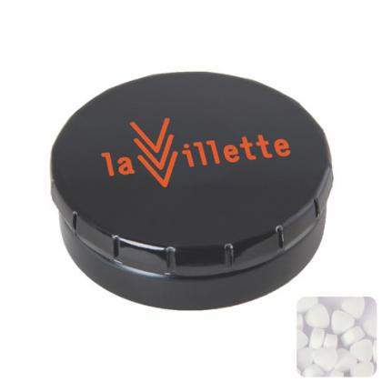 Click tin with extra strong mints (Black)