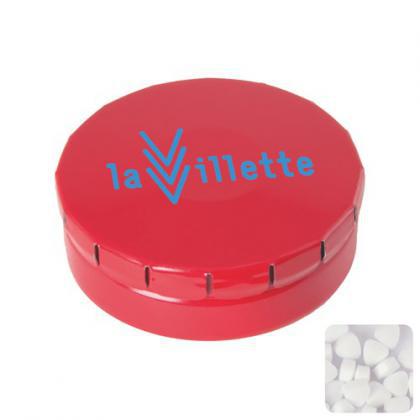 Click tin with extra strong mints (Red)