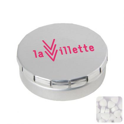 Click tin with extra strong mints (Silver)