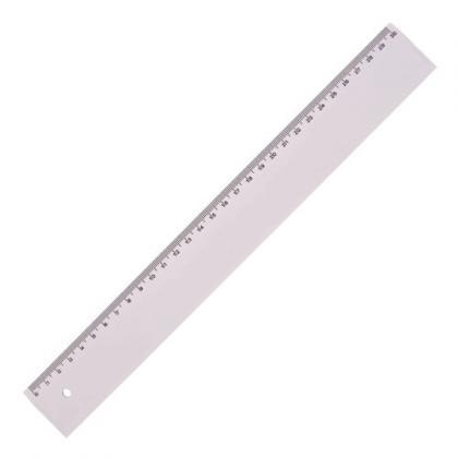 Plastic ruler, 30cm