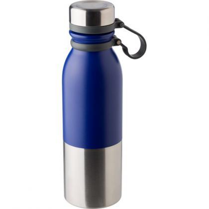 Stainless steel bottle (600 ml) (Blue)