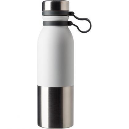 Stainless steel bottle (600 ml) (White)