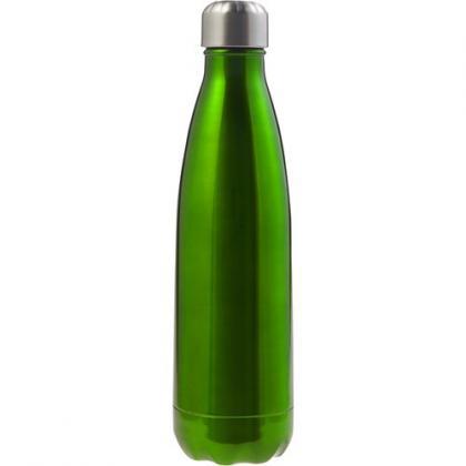 Stainless steel double walled bottle (500ml) (Green)