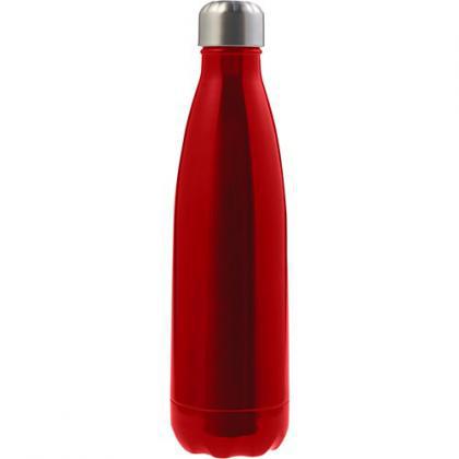 Stainless steel double walled bottle (500ml) (Red)