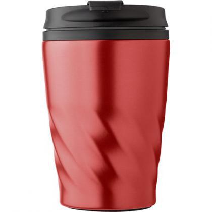 Stainless steel mug (325ml) (Red)