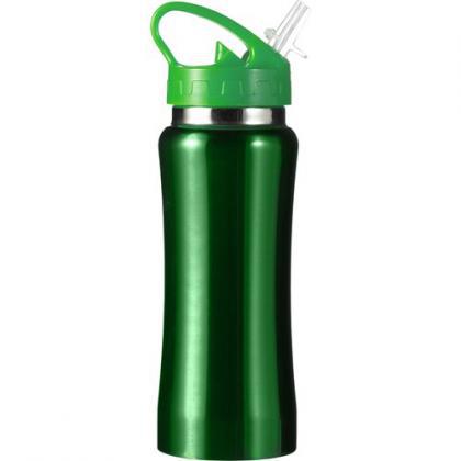 Steel drinking bottle (600ml) (Green)