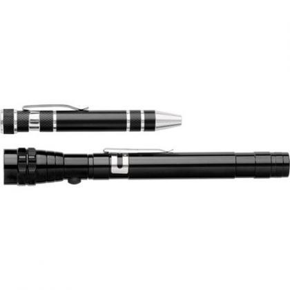 Torch and screwdriver (Black)