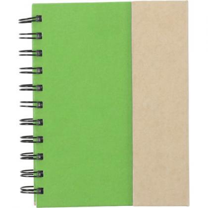Wire bound notebook (Light green)