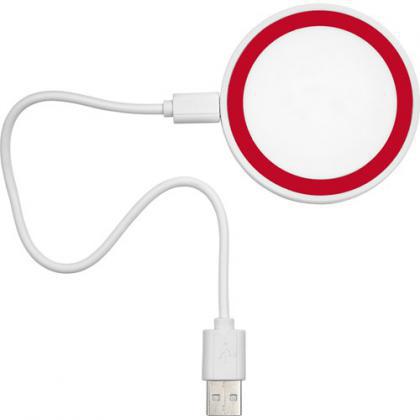 Wireless charger (White/red)