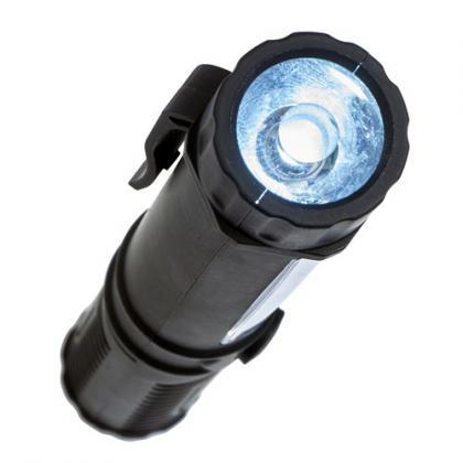 Work light/torch with COB lights (Black)