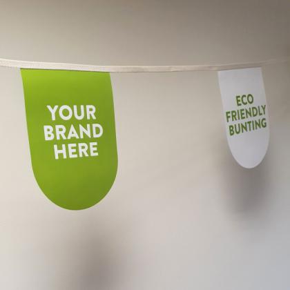 Sustainable Rounded Wool & Paper Bunting (A5)