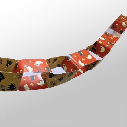 Sustainable Promotional No Stick Paper Chains - XL