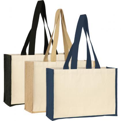 Brookland Eco Jute 10oz Canvas Tote Shopper bag (23426)