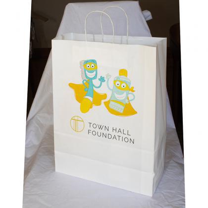 Picture of Twisted handle paper bag-DIGITAL PRINT
