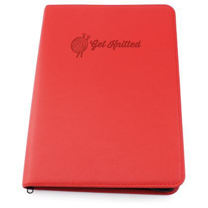 Picture of ECO a4 zipped conference portfolio with gussetted pocket for small laptop or tablet in COMO rPET